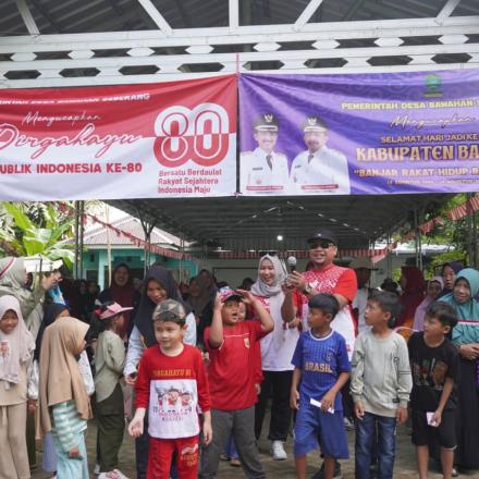 Peringatan Hut RI Ke-80 Desa Bawahan Seberang: Meriahkan dengan Lomba dan Jalan Sehat Berhadiah